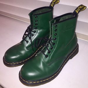 Dark Green Dr. Marten Boots